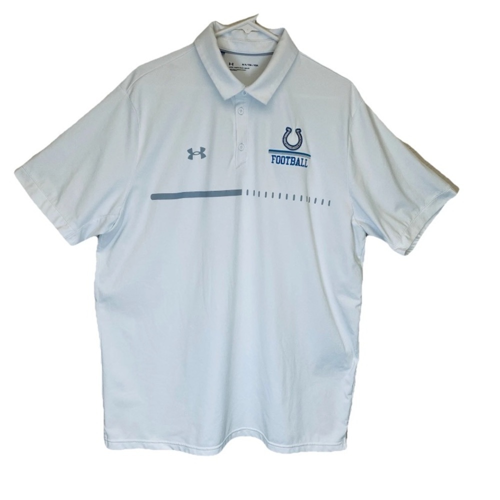 Under Armour XLT Loose Fit Men's Victory Polo Shirt Indianapolis Colts Football